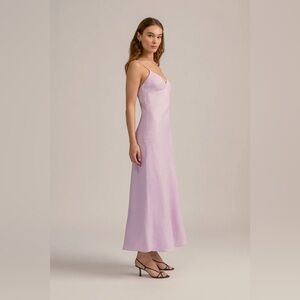 NWOT Favorite Daughter The Josette Linen Slip Dress Wisteria